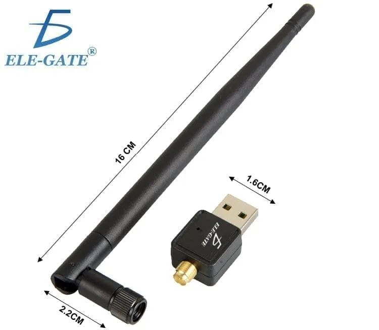 Adaptador WiFi USB + Antena - Imagen 1