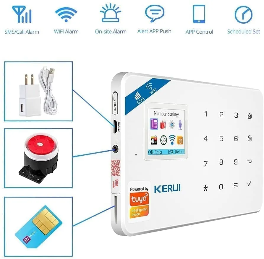 Sistema de Alarma KERUI para Casa (2 Sensores) - Imagen 4