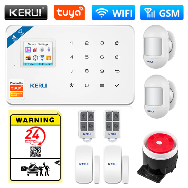 Sistema de Alarma para Casa Alarm System Security Home Wired Sensor Motion  Fire