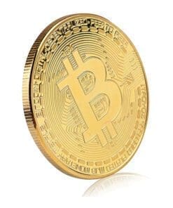 Moneda de Bitcoin (Imitacion de Oro)