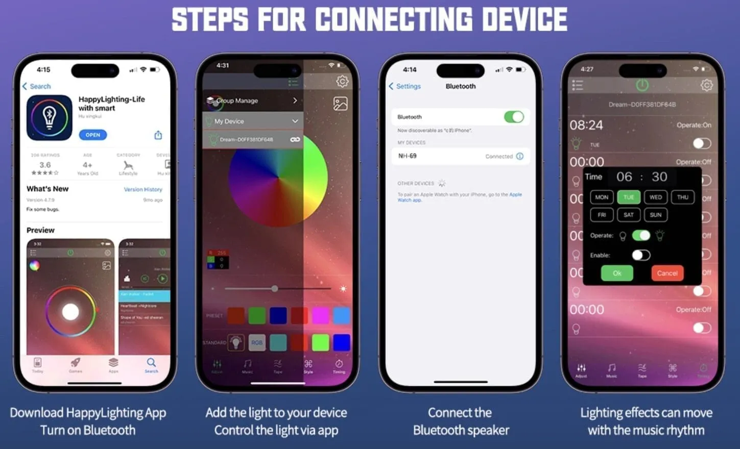 Lámpara inteligente estilo Google - Imagen 3
