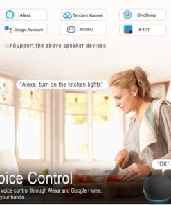 Interuptor táctil con Alexa y Google Home
