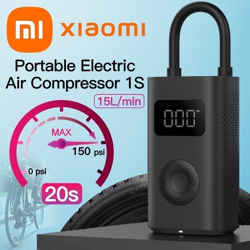 inflador Xiaomi 1S presión digital inteligente de neumáticos XIAOMI