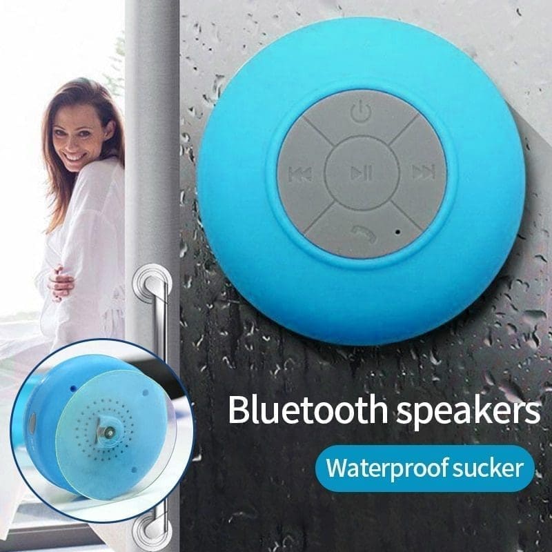 Altavoz Bluetooth con ventosa resistente al agua ideal Ducha Verde