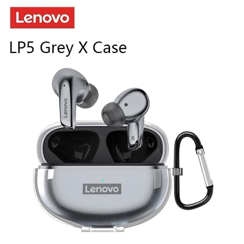 Audifonos inalambricos Lenovo LP5 Gris Tws
