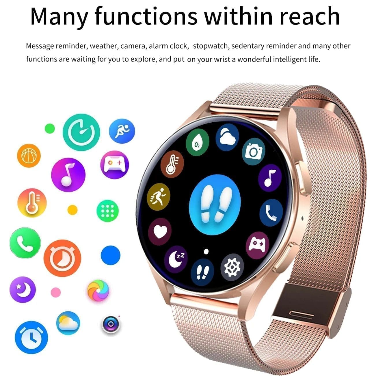 Smartwatch Redondo Táctil - Express Solutions