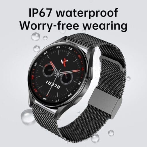 Reloj Inteligente Smartwatch Redondo Bluetooth Hombre