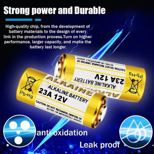 Bateria Alcalina Tipo 23a Alarma Blister Unidad 12 V Ref.23a/12v Mar