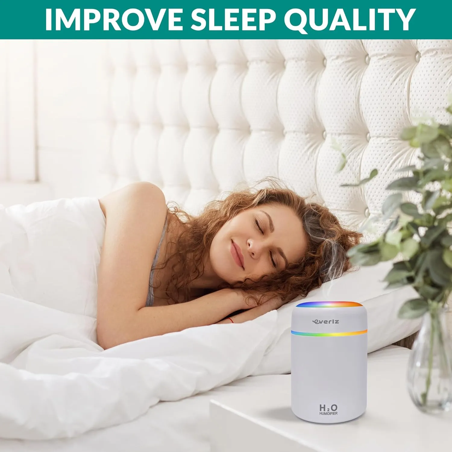 Humidificador Ultrasónico H₂O - EVERIZ - Imagen 9