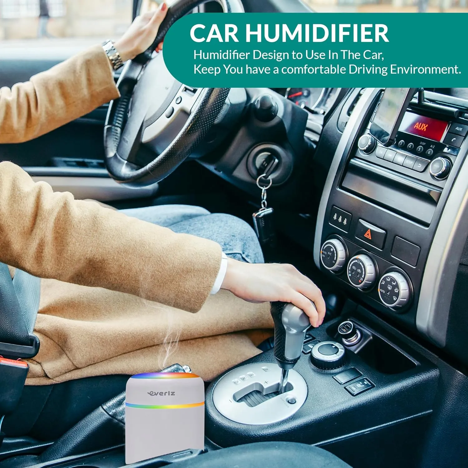 Humidificador Ultrasónico H₂O - EVERIZ - Imagen 6