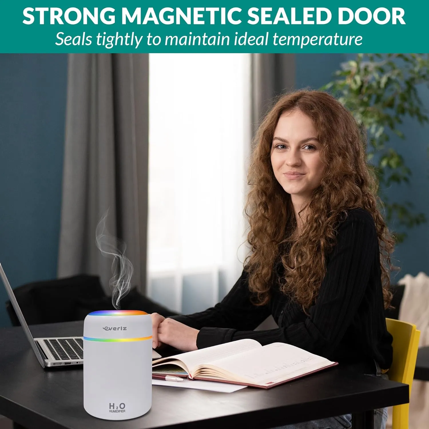 Humidificador Ultrasónico H₂O - EVERIZ - Imagen 3