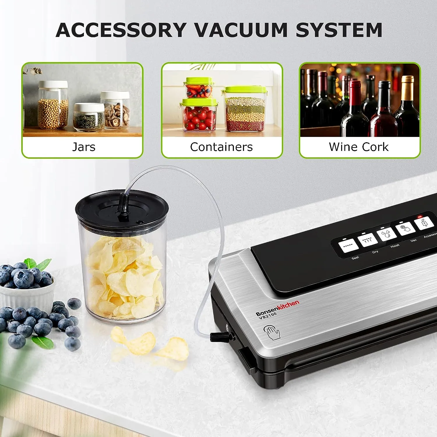 Selladora al Vacío para Alimentos 5 en 1 - Imagen 3