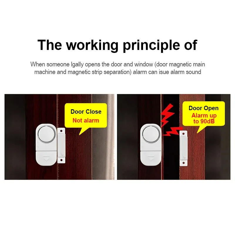 Alarma de Puerta KERUI YL-323 90db - Imagen 6