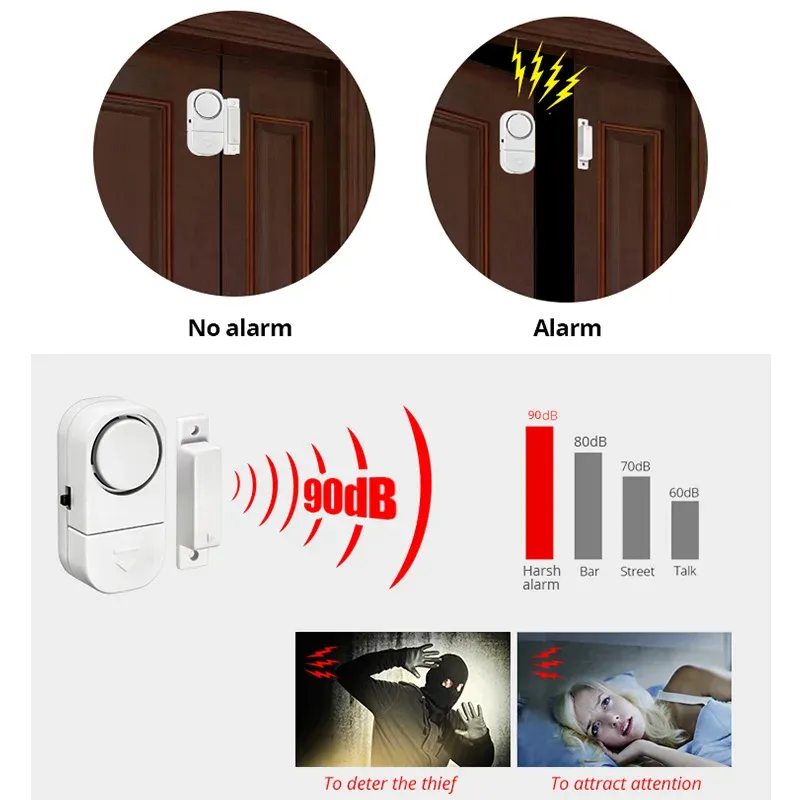 Alarma de Puerta KERUI YL-323 90db - Imagen 5