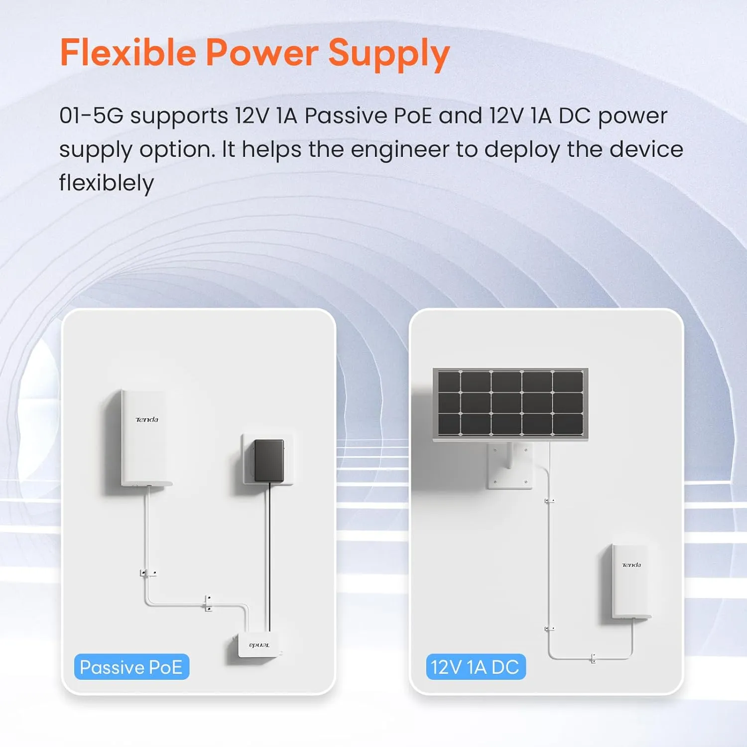 Tenda O1-5G Puente Wi-Fi Exterior - Imagen 5