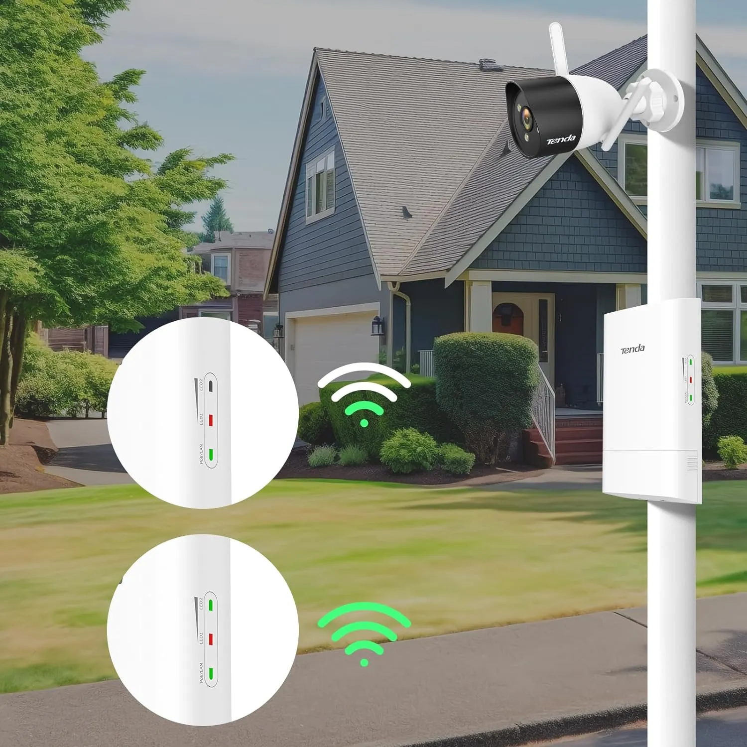 Tenda O1-5G Puente Wi-Fi Exterior - Imagen 6