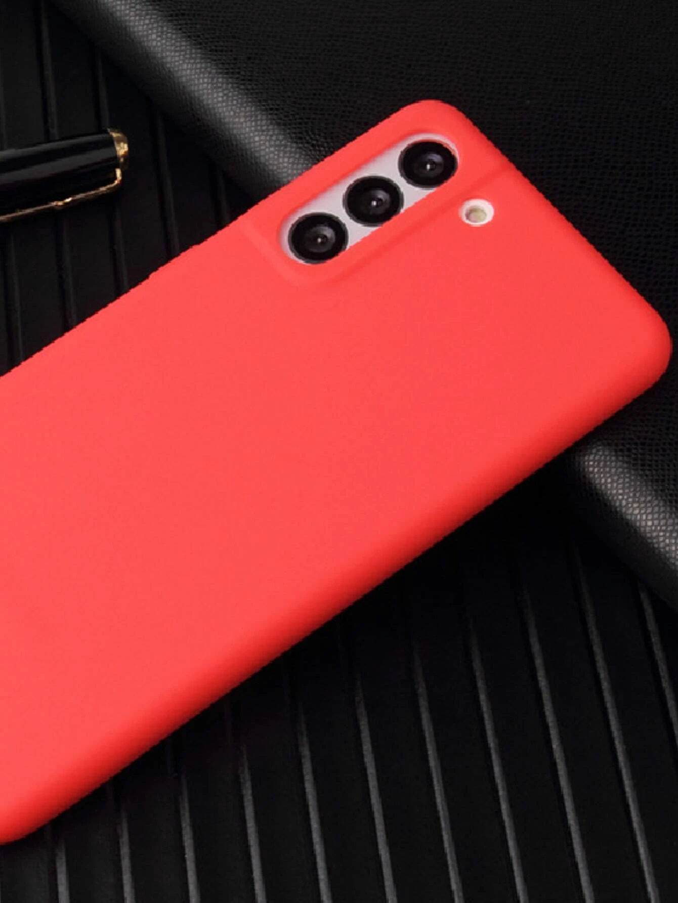 Funda_de_mvil_unicolor__SHEIN_USA_main_1 Cover para Galaxy A21 Rojo - Imagen 1