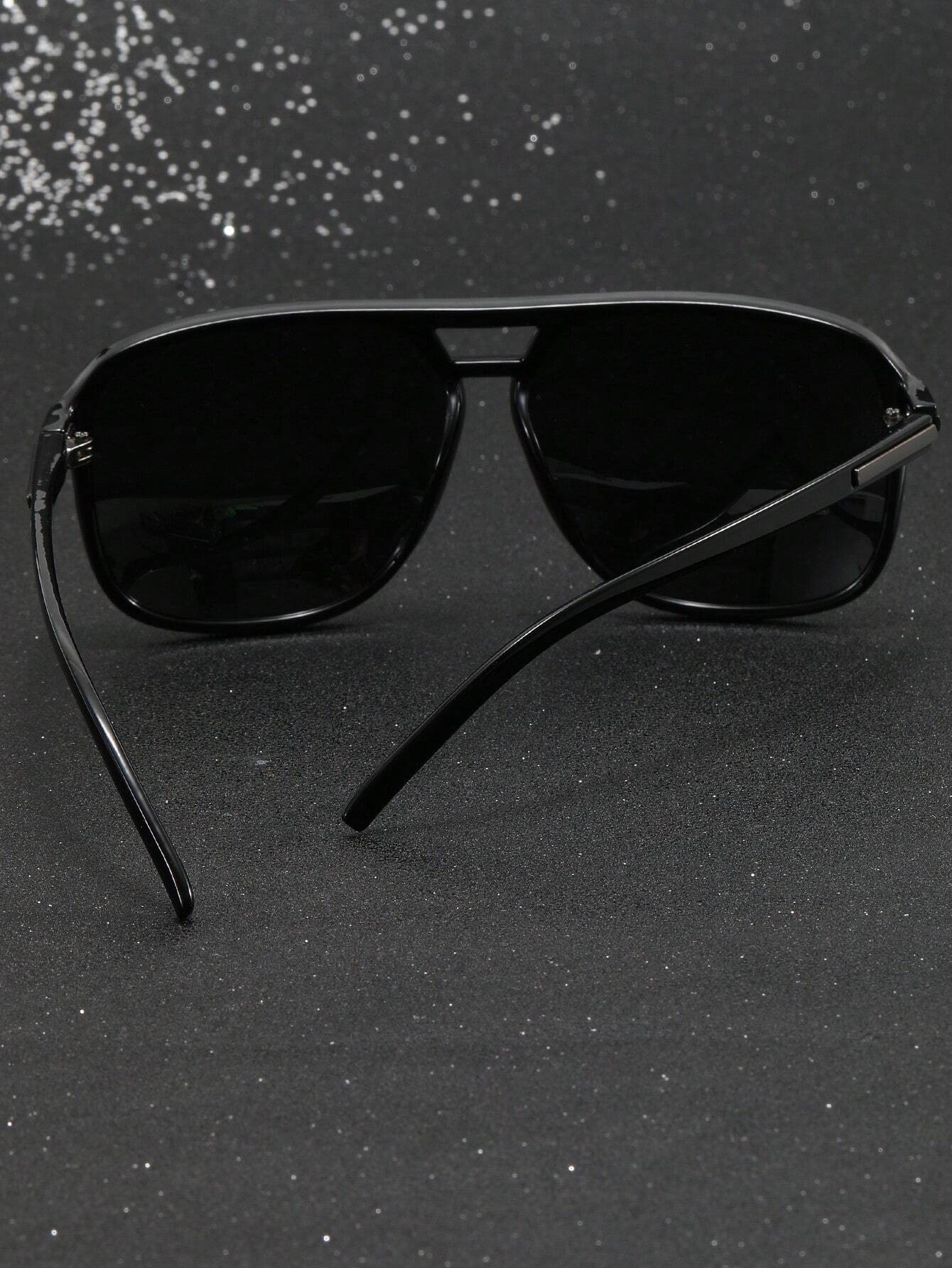 Gafas de sol para hombre con marco superior de plástico en estilo urbano, perfectas para sombra exterior, gafas de sol casuales - Imagen 3