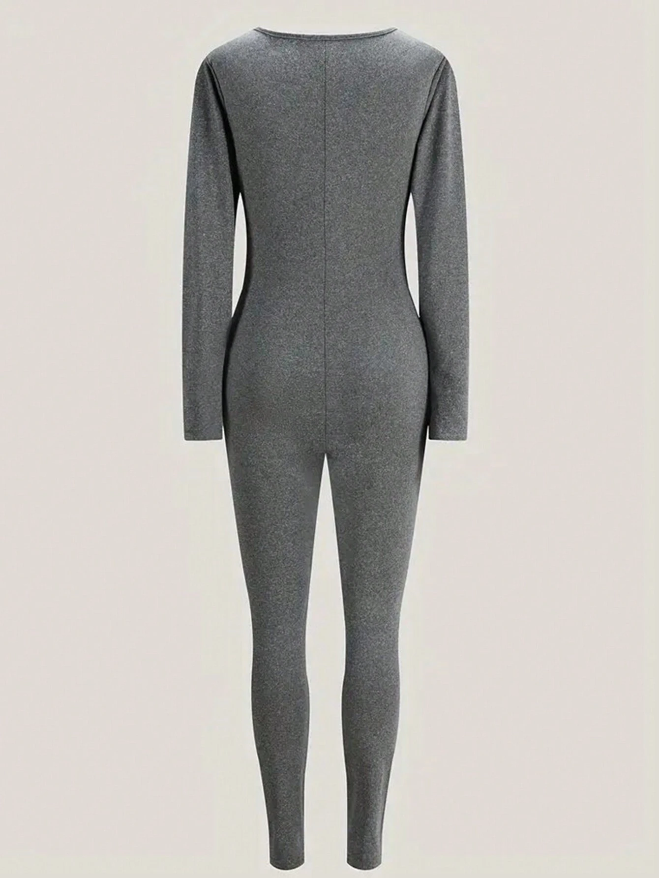 Mono Ajustado Con Cremallera Frontal Para Mujer - Imagen 2