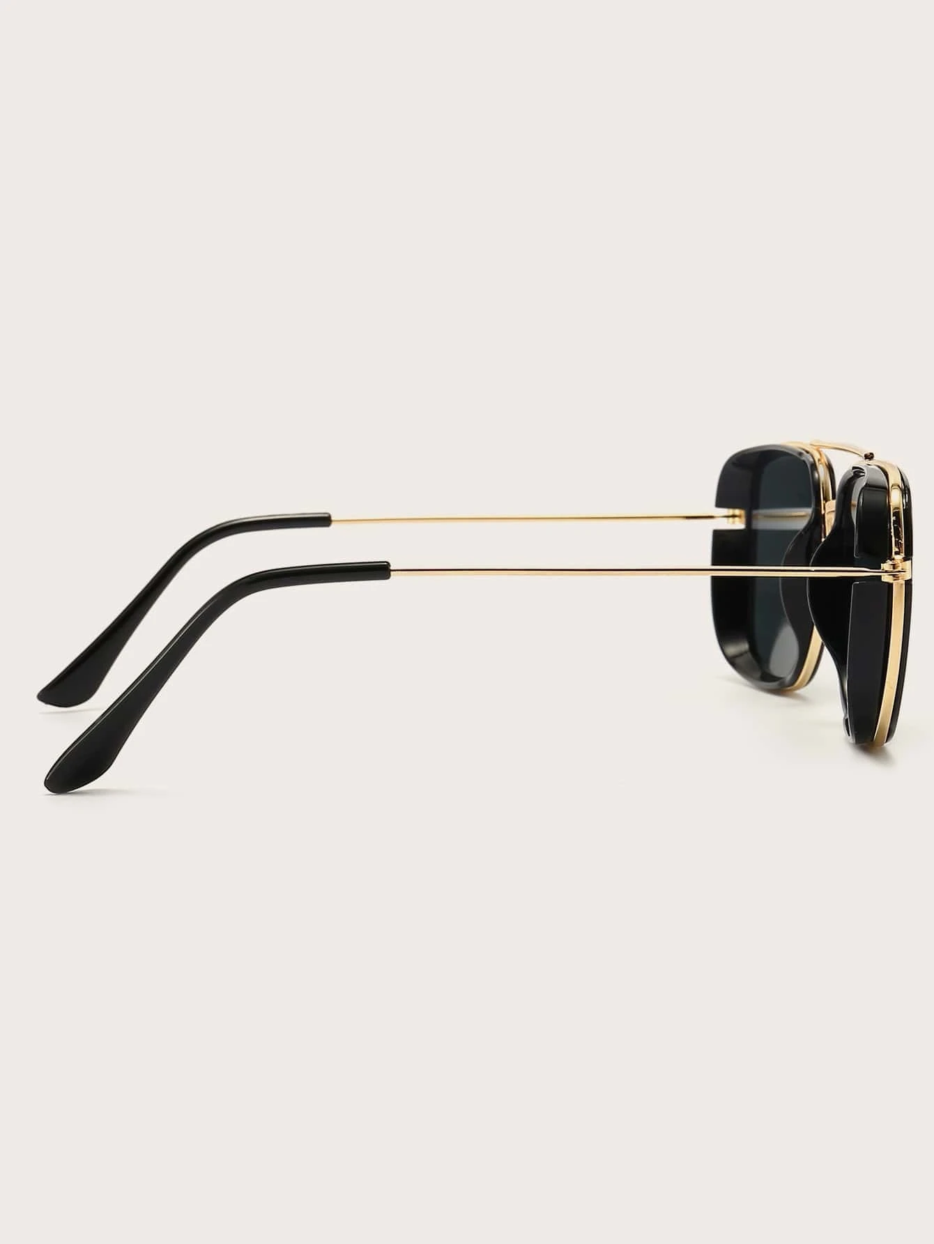 1 par de gafas de aviador de barra superior de moda para hombres para la vida diaria, elegantes accesorios de sombreado, accesorios de playa, gafas de sol - Imagen 3