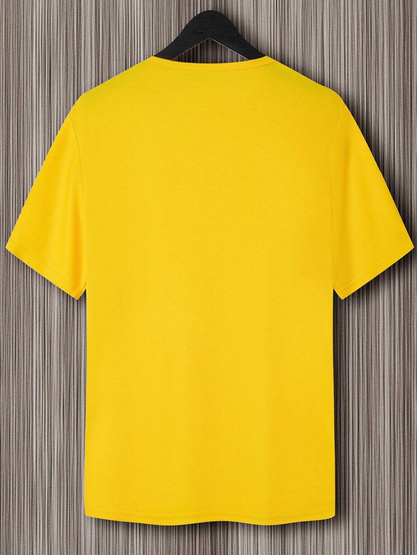 Camiseta Casual De Manga Corta De Verano Con Estampado De Cruz Para Hombre - Imagen 2