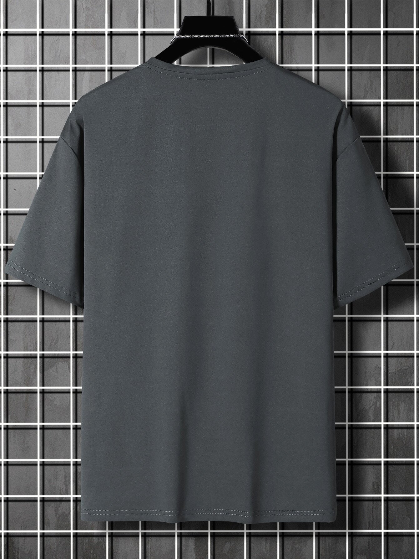Camiseta Impresa Para Hombres Con Letras Y Edificios - Imagen 4