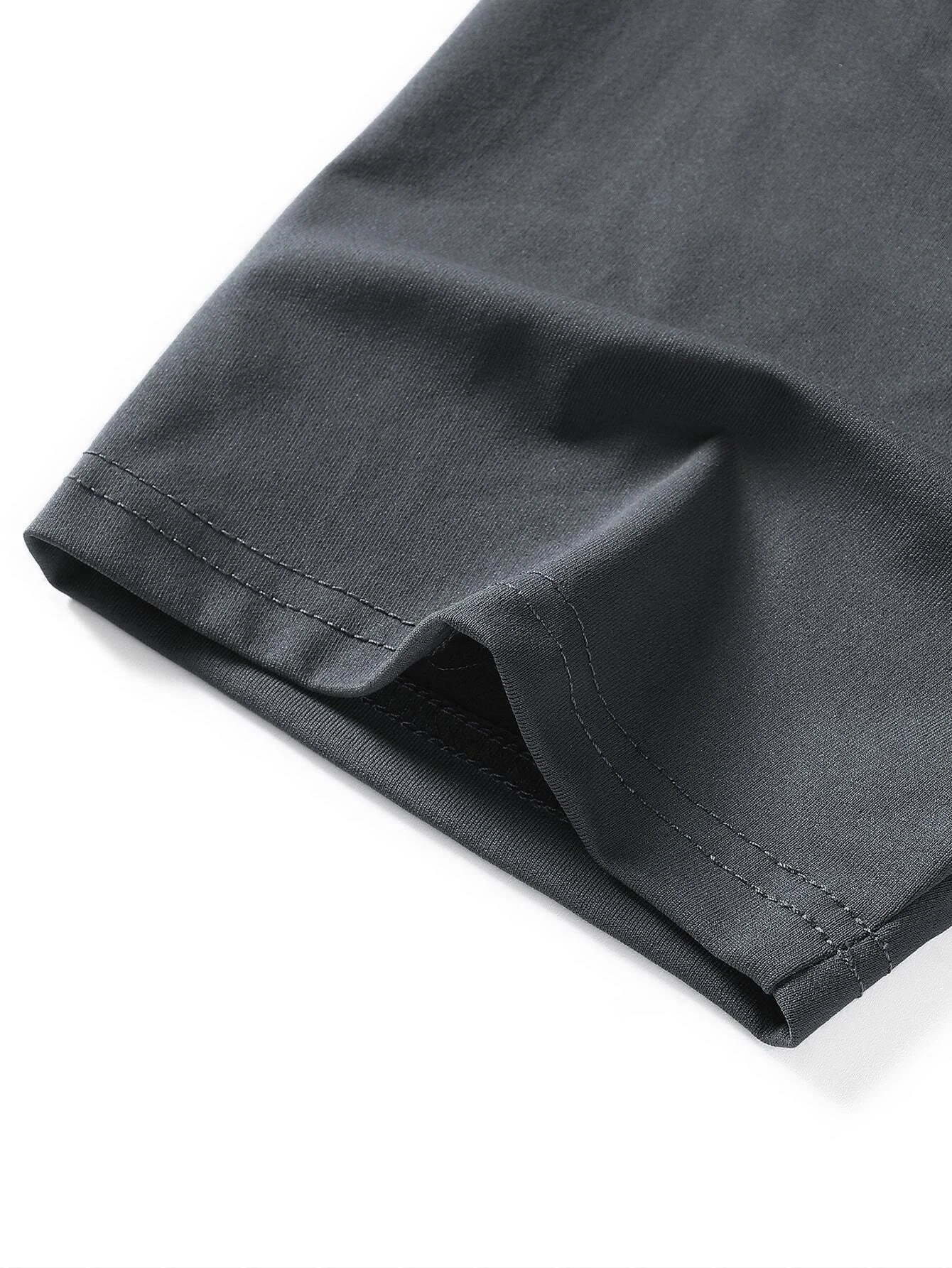Camiseta Impresa Para Hombres Con Letras Y Edificios - Imagen 2