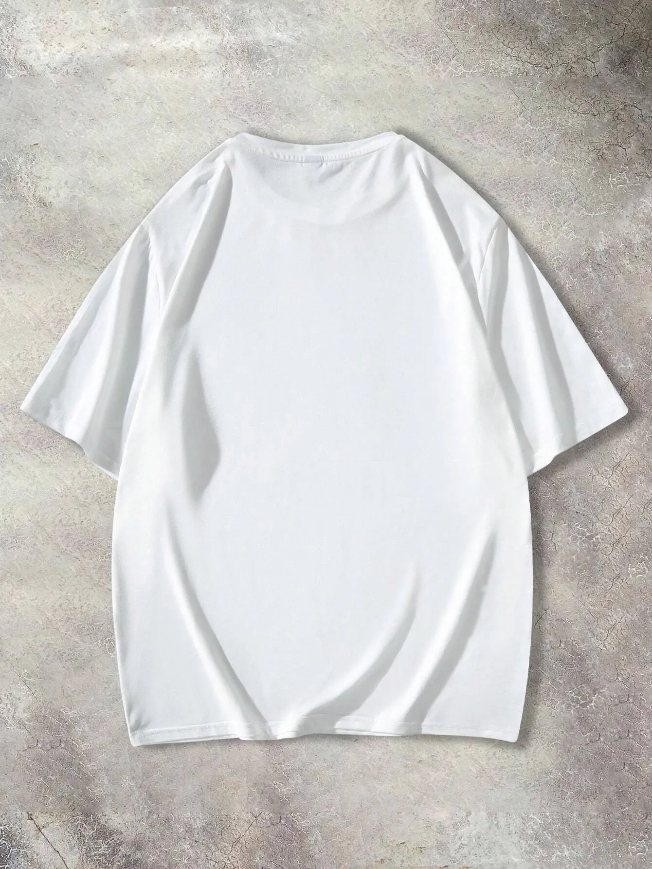 Camiseta de manga corta para hombre con estampado/patrón/letra sencilla - Imagen 5