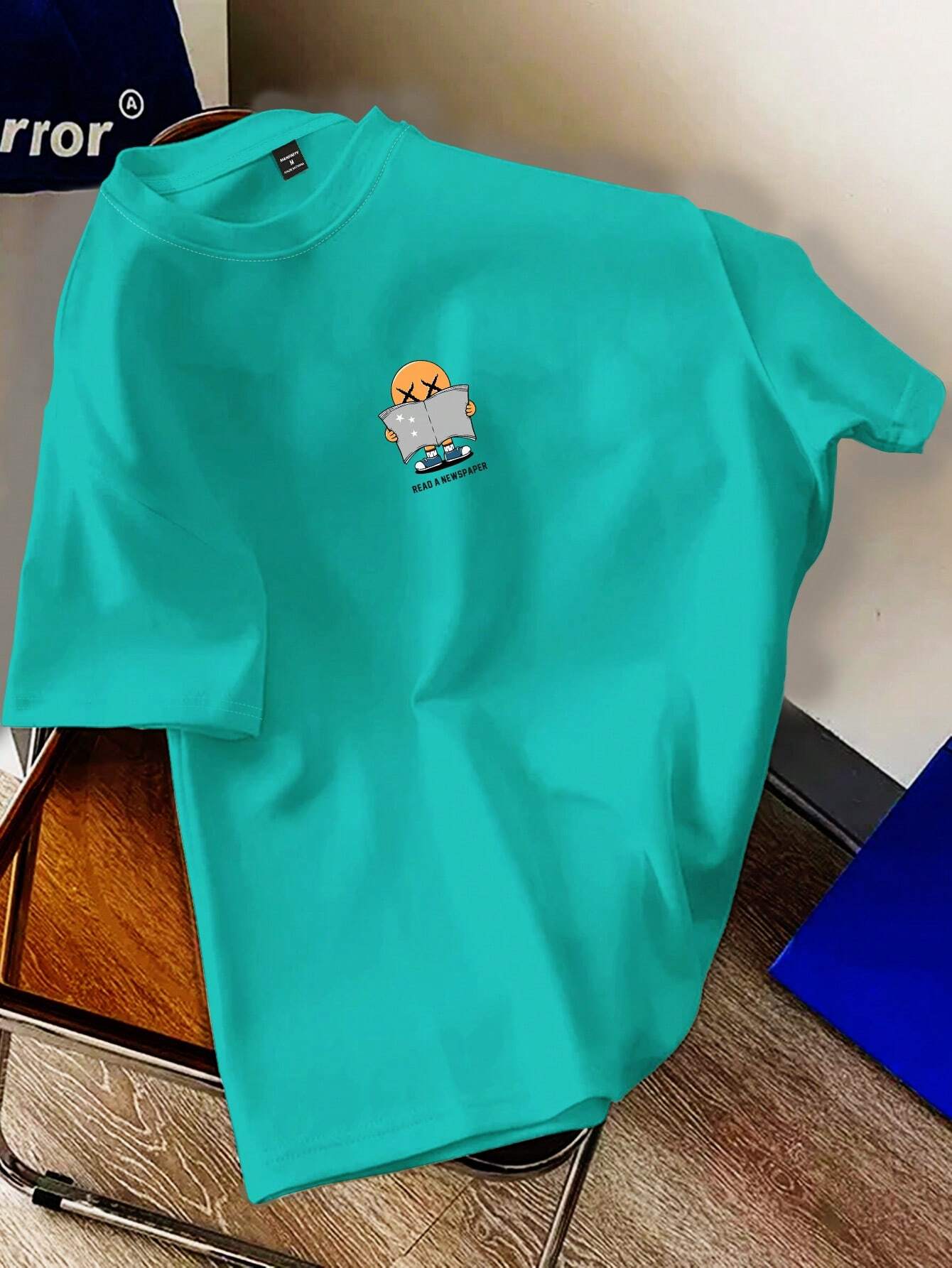 Camiseta casual de verano para hombre con estampado de caricatura - Imagen 2