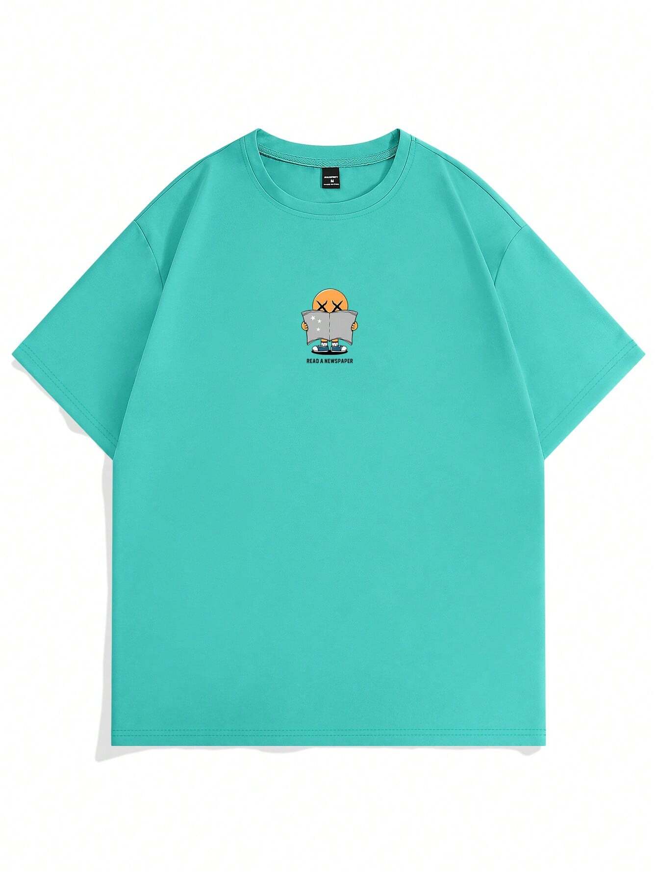 Camiseta casual de verano para hombre con estampado de caricatura - Imagen 6