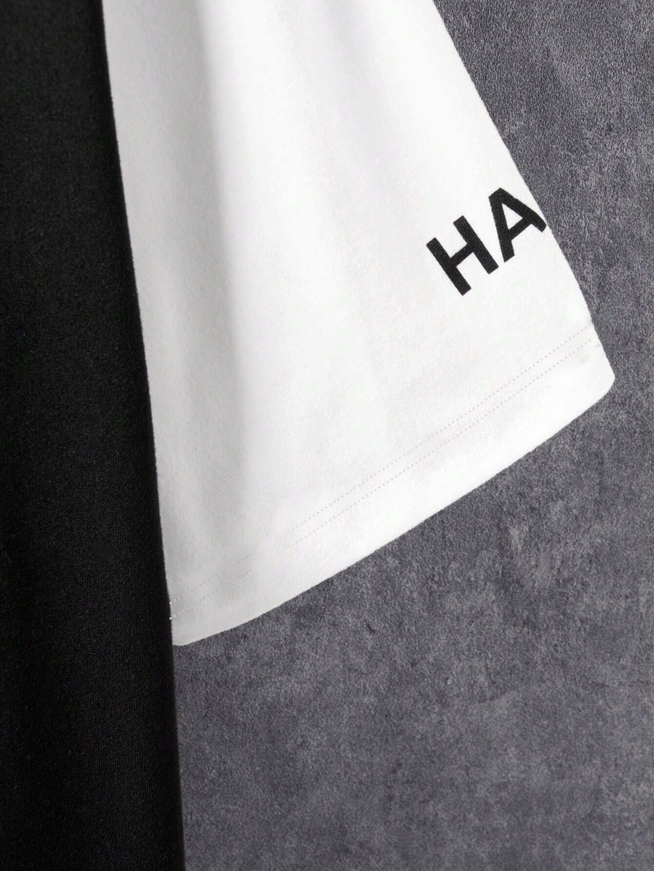 Camisetas de hombre con cuello redondo ajustado, manga corta, lema simple, verano de poliéster - Imagen 4