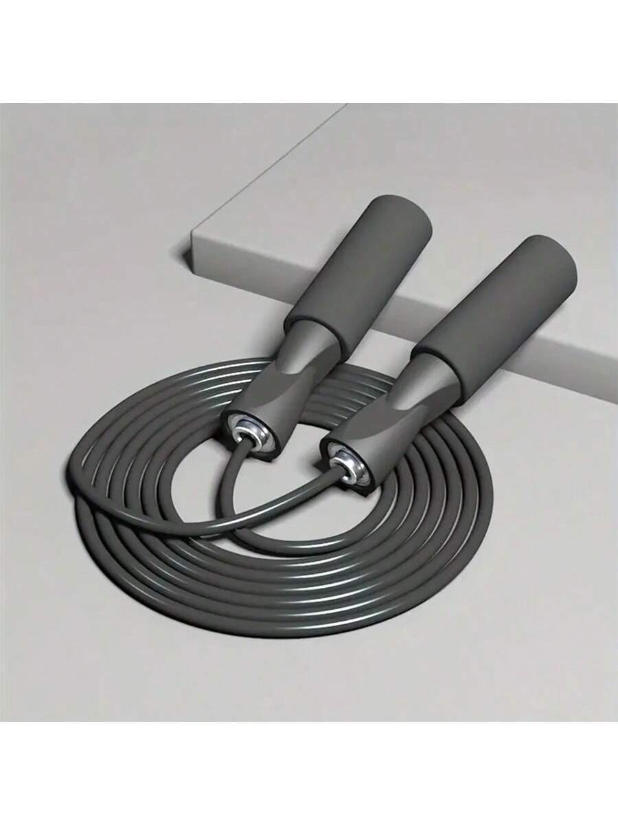 1pc_New_Arrival_Weighted_Bearing_Skipping_Rope_Dual-Use_For_Students_Fitness_Exercise_Equipment__SHEIN_main_4 Cuerda De Saltar Con Peso Y Rodamiento, Doble Uso Para Equipos De Ejercicios De Estudiantes De Fitness - Imagen 1
