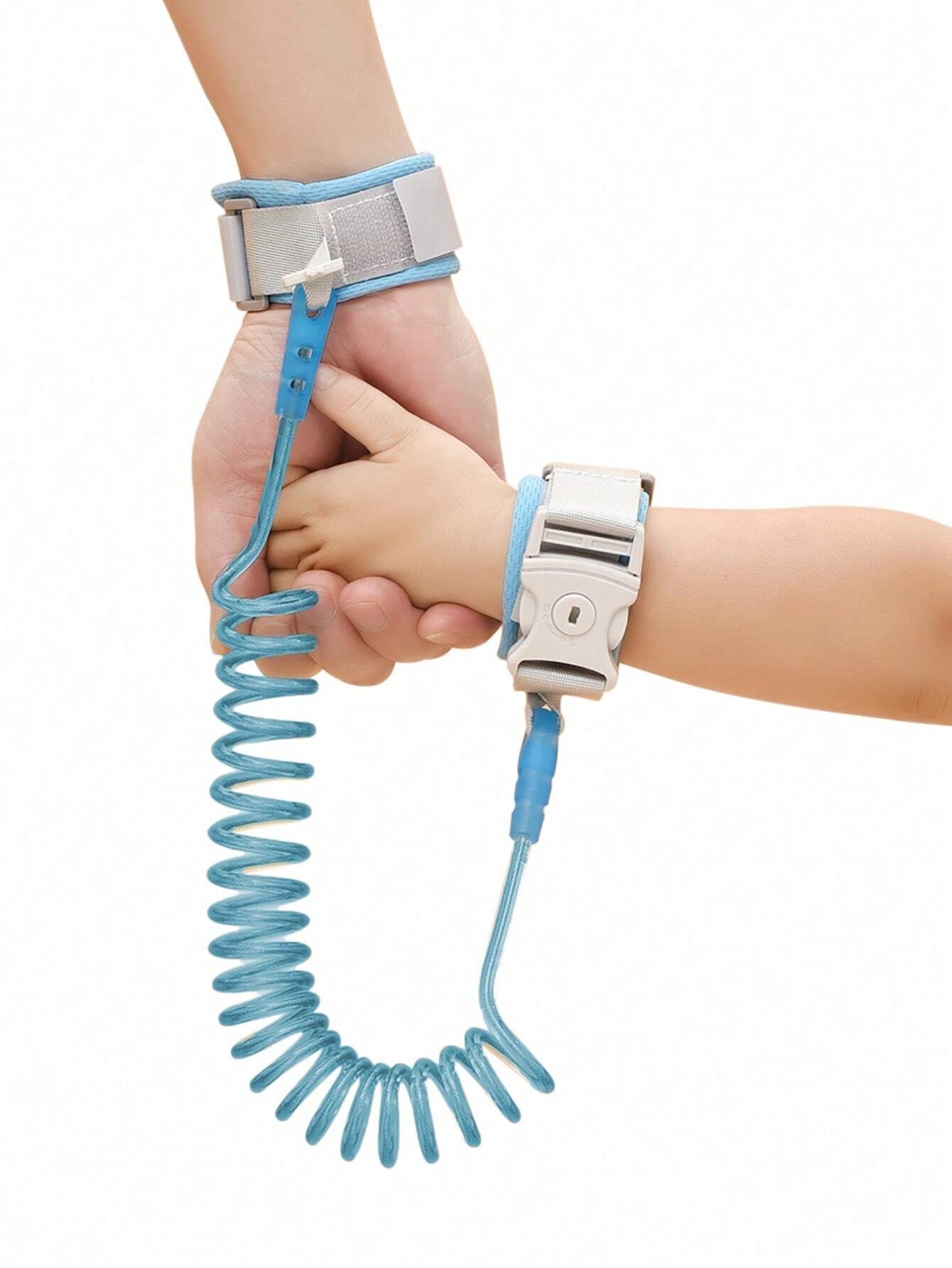 Pulsera anti-pérdida para bebés mejorada con cerradura de llave, correa de seguridad retráctil para la muñeca del niño - Imagen 1