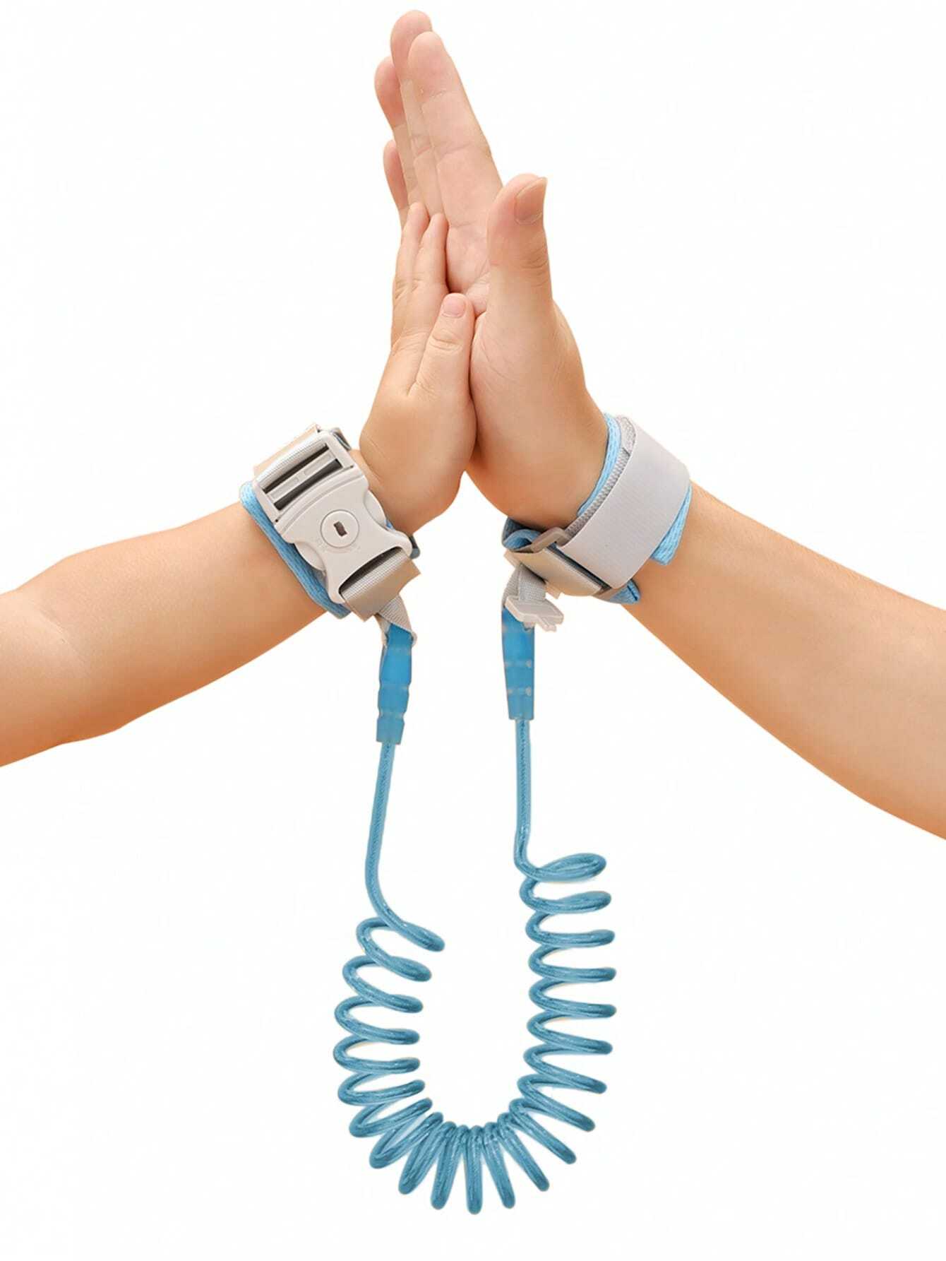 Pulsera anti-pérdida para bebés mejorada con cerradura de llave, correa de seguridad retráctil para la muñeca del niño - Imagen 6