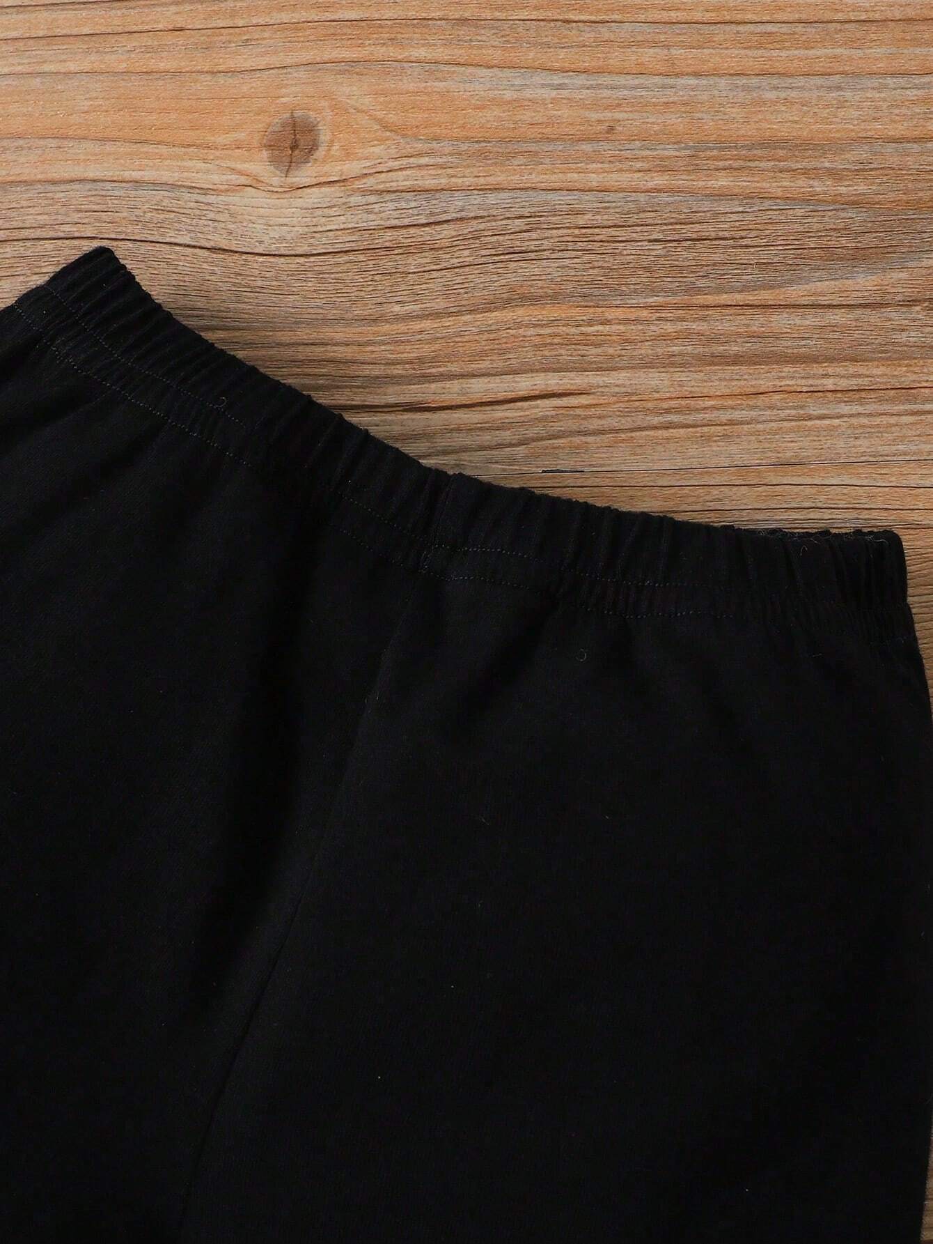 Camiseta Casual Y Pantalones Cortos Con Letra K Impresa Para Bebé Niño, Con Cuello Redondo - Imagen 6