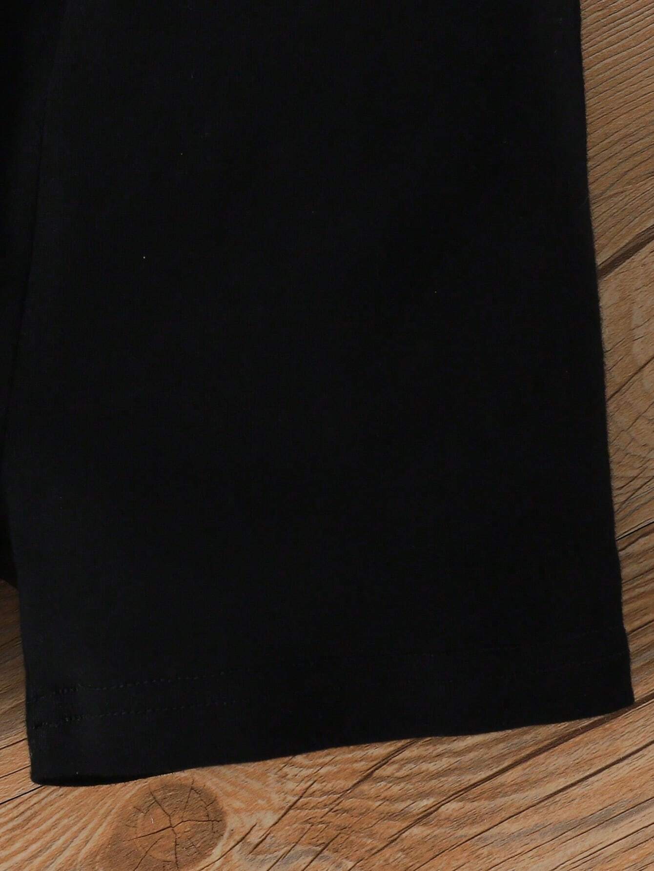 Camiseta Casual Y Pantalones Cortos Con Letra K Impresa Para Bebé Niño, Con Cuello Redondo - Imagen 7