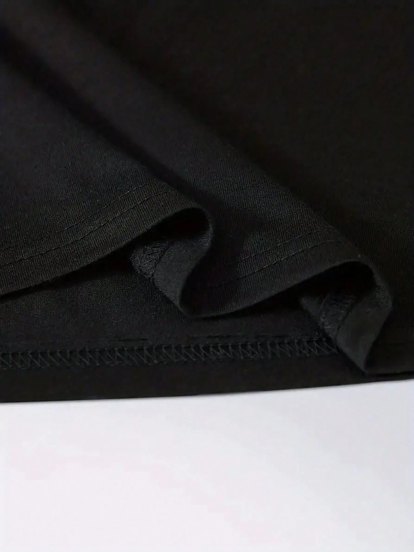 Camiseta De Cuello Redondo Con Estampado De Letras Para Hombre - Imagen 4