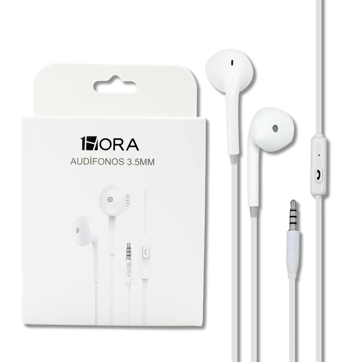 1Hora - Auriculares con cable 3.5mm AUT122 - Imagen 4