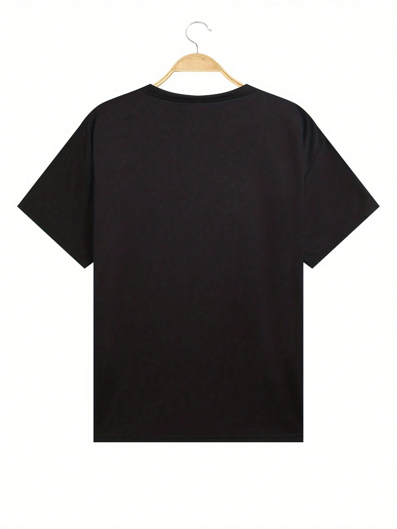 Camiseta casual de manga corta, cuello redondo, estampado de conejo - Imagen 4