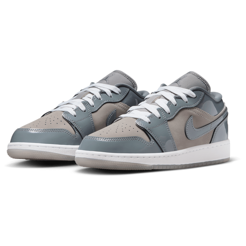 F3188011_06 Zapatillas Air Jordan 1 Low en tonos grises con acabado brillante - Imagen 1