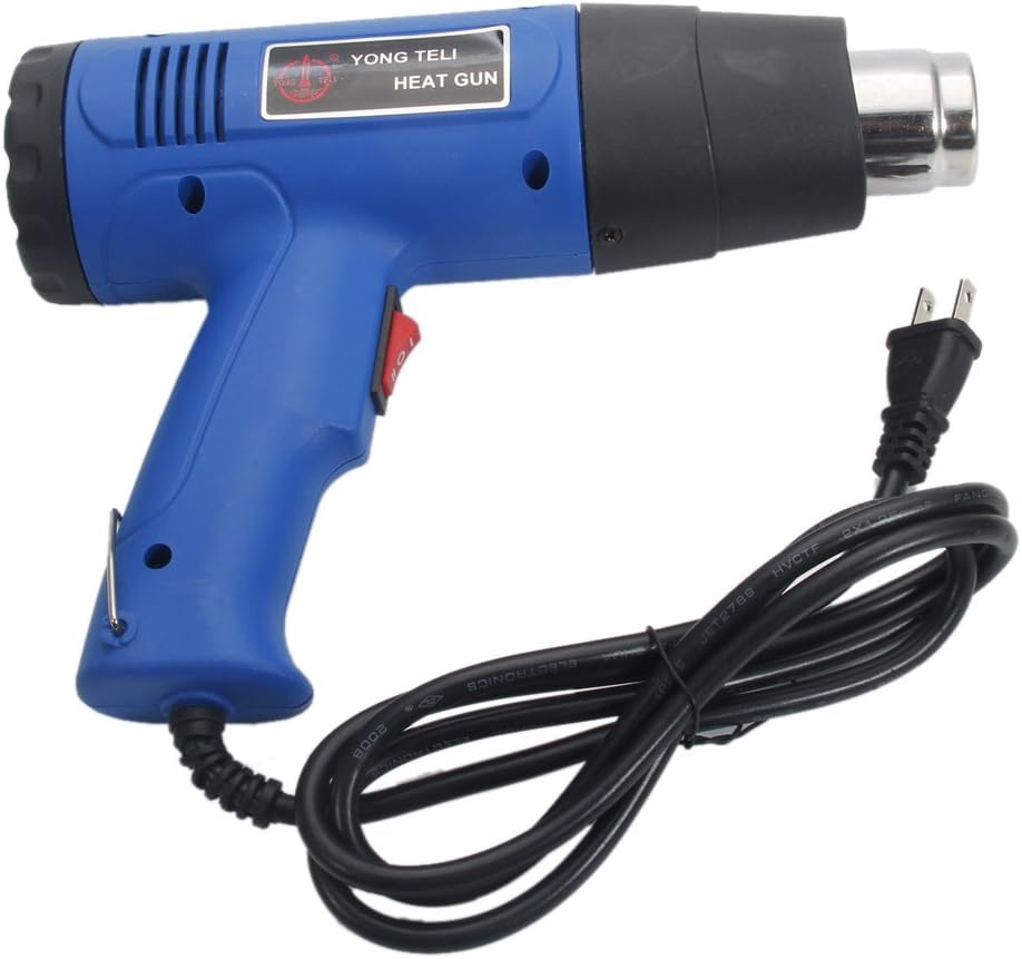 61gRpZRuK0L._AC_SL1000_ Ventilador de pistola de calor de viento de aire caliente de doble temperatura 1500W - Imagen 1