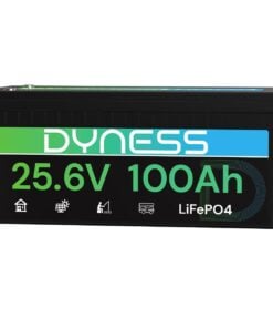 Batería LiFePO4 24V 100Ah (2560Wh) Dyness con BMS 100A y Protección de Baja Temperatura – Ideal para Sistema Solar, RV y Uso Marino
