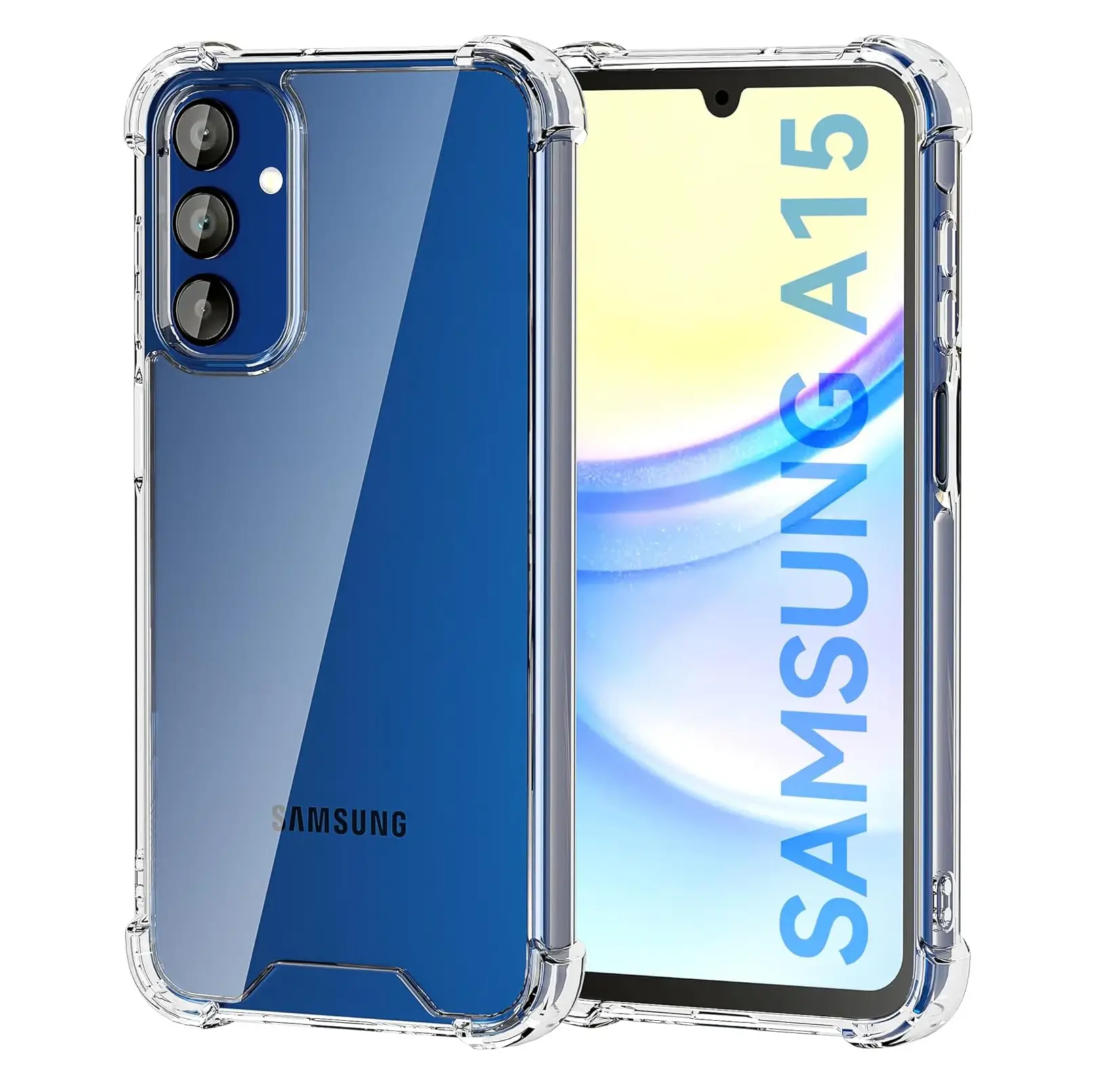 81fwgr5k_QL._AC_SL1500 (1) Cover de Samsung Galaxy A15- Transparente - Imagen 1