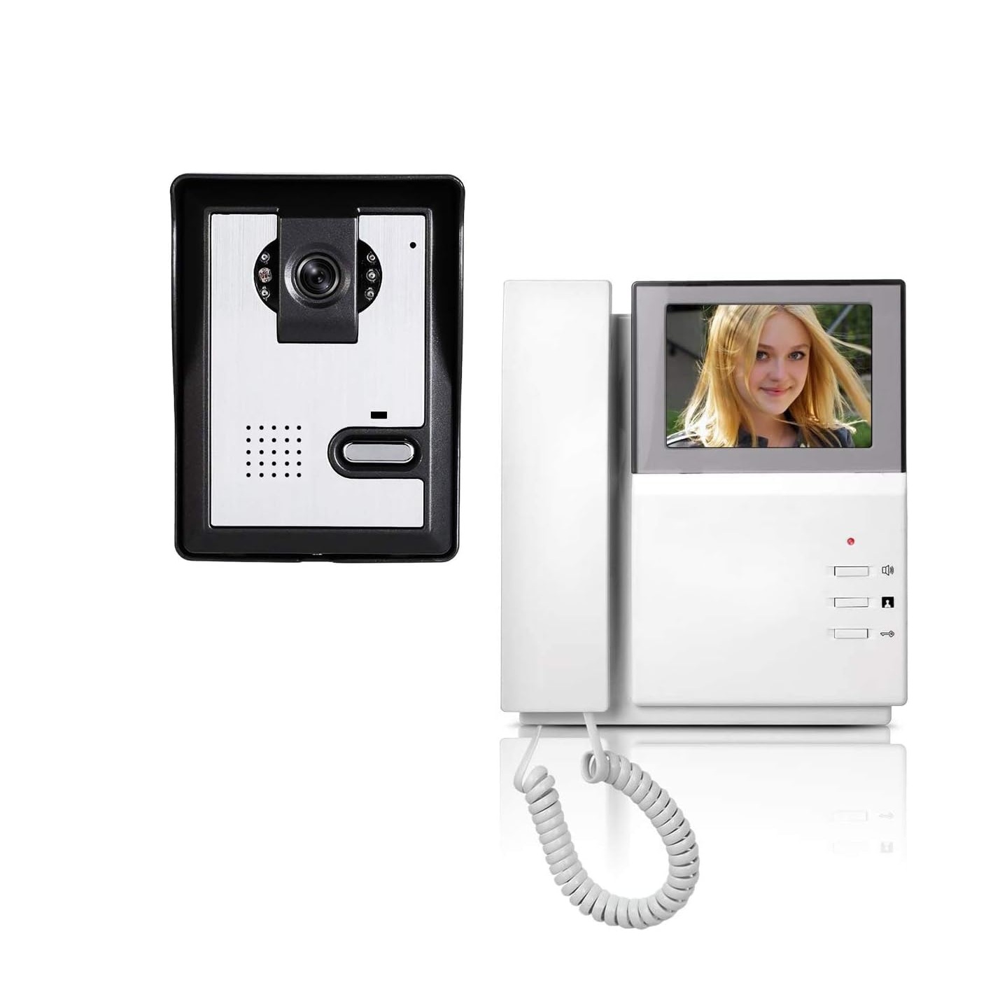 61HYABgrY9L._AC_SL1100_.jpg AMOCAM – Sistema de Videoportero con Monitor LCD 4.3” y Cámara Exterior con Visión Nocturna - Imagen 1