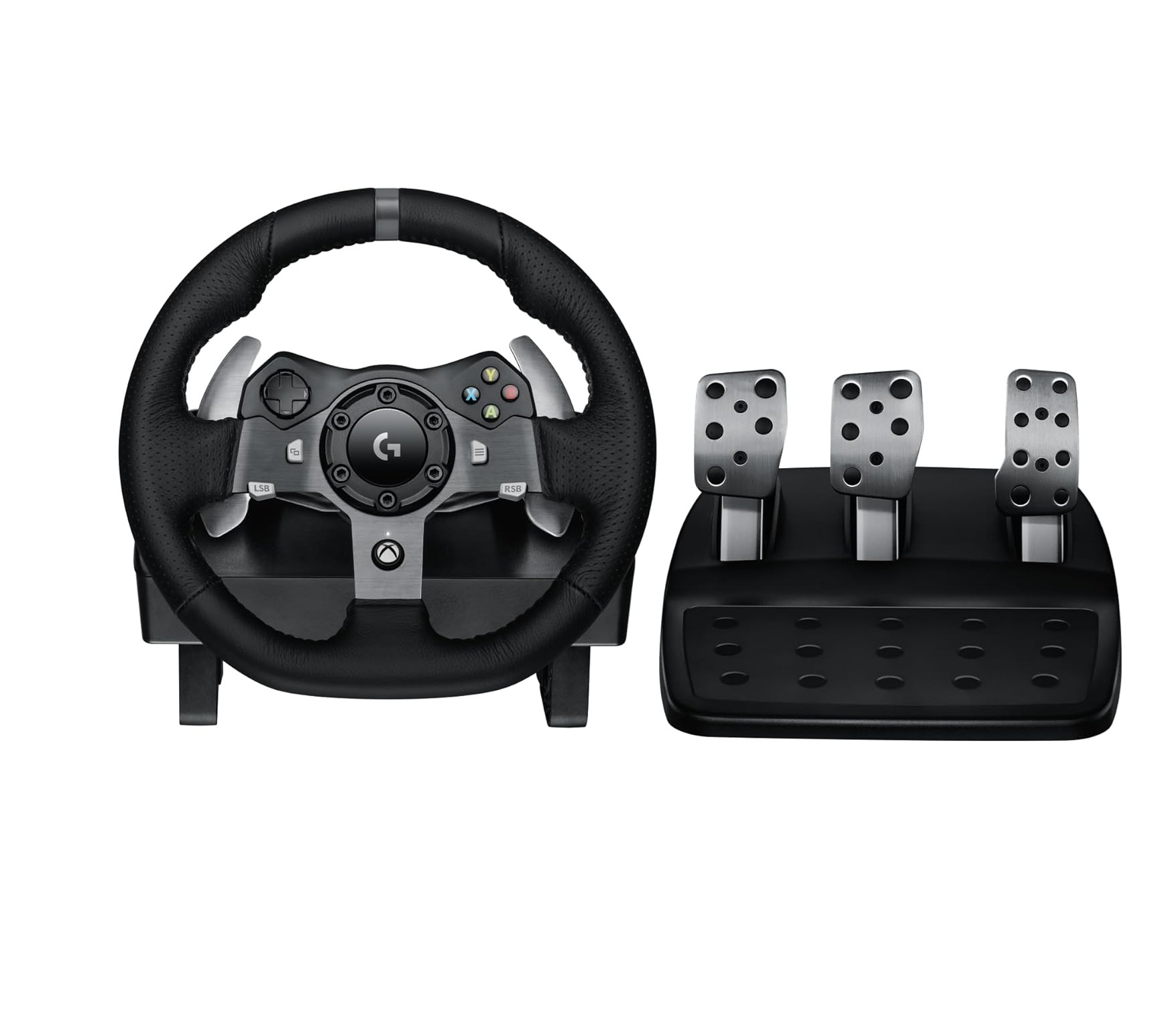 611TWGHXWyL._AC_SL1500_.jpg Volante de Carreras Logitech G920 – Xbox Series X|S, Xbox One y PC, Force Feedback, Pedales Ajustables - Imagen 1