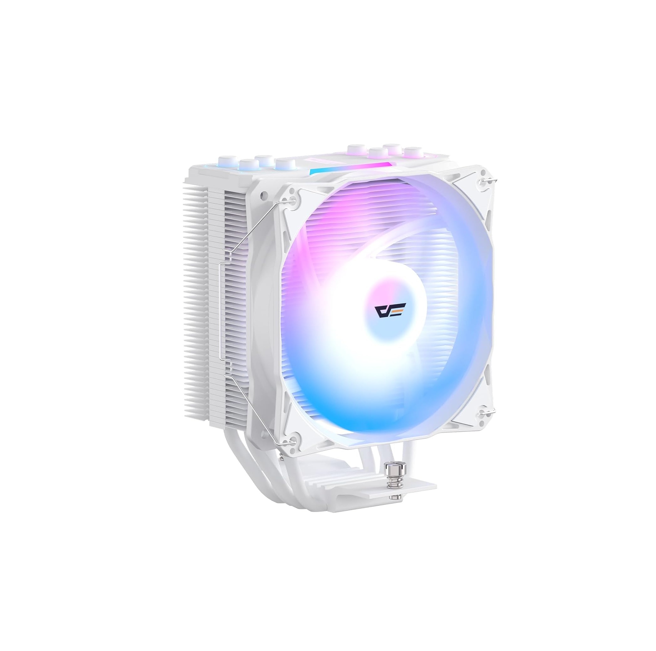 61Z9ygUrhfL._SL1500_.jpg Enfriador CPU darkFlash Z4Pro Mist – 120mm, TDP 200W, 4 Heatpipes, ARGB, Compatible Intel/AMD - Imagen 1