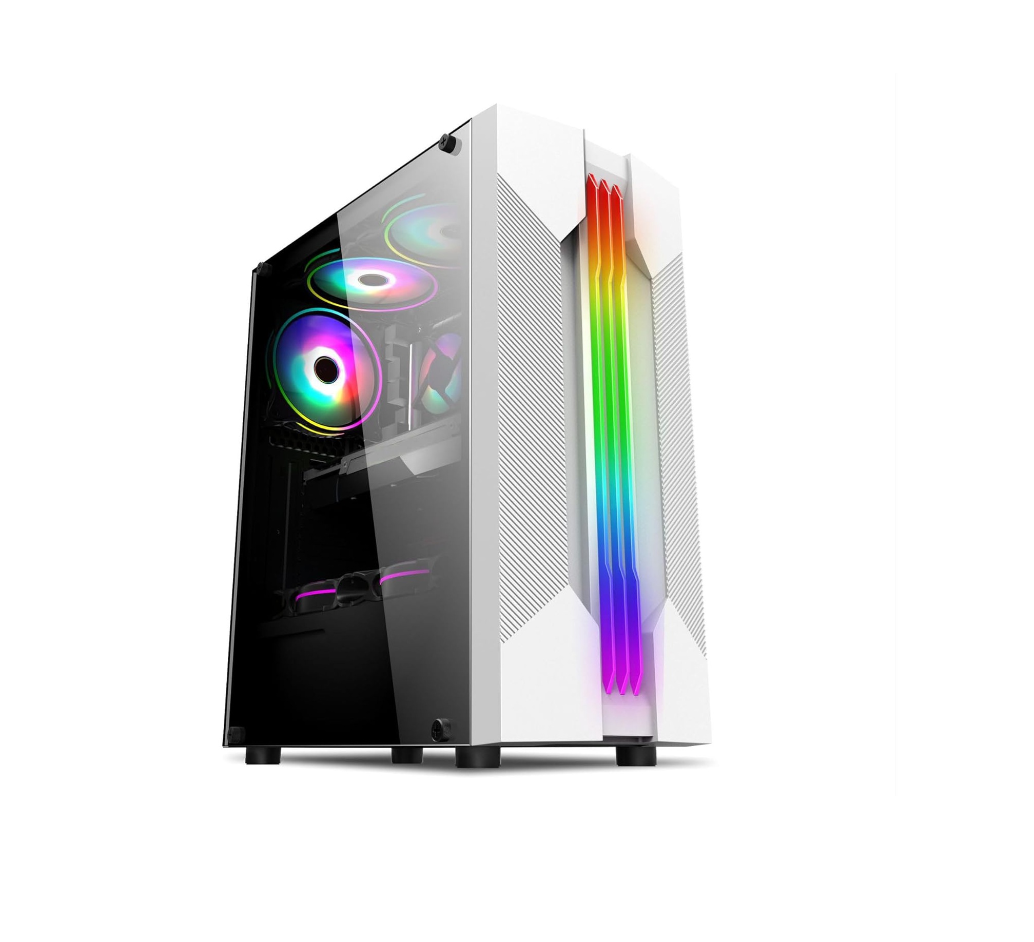 71RecX9Aw3L._AC_SL1500_.jpg Chasis Gaming suevery SU-66C – Torre Micro-ATX | Vidrio Templado - Imagen 1