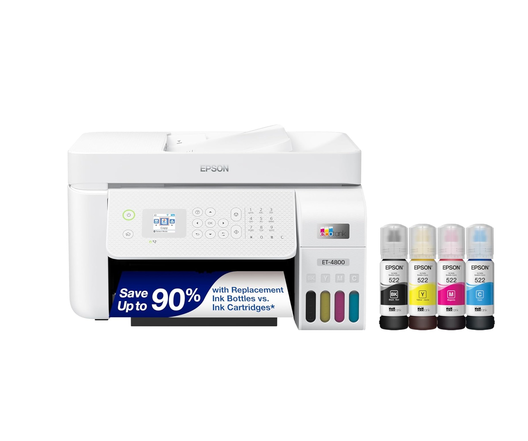 71SZu6a7RL._AC_SL1500_.jpg Impresora Epson EcoTank ET-4800 – Multifunción Inalámbrica - Imagen 1
