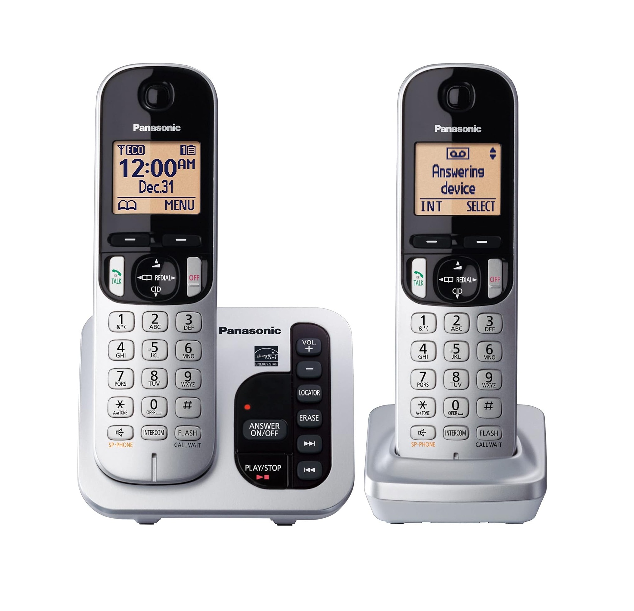 71XN6Olp2tL._AC_SL1500_-1.jpg Panasonic KX-TGC222S Teléfono inalámbrico con 2 auriculares y contestador - Imagen 1