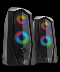 Bocinas de PC BRV30 Gaming USB 2.0 - Black LED - SP9030BK